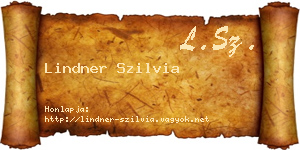 Lindner Szilvia névjegykártya